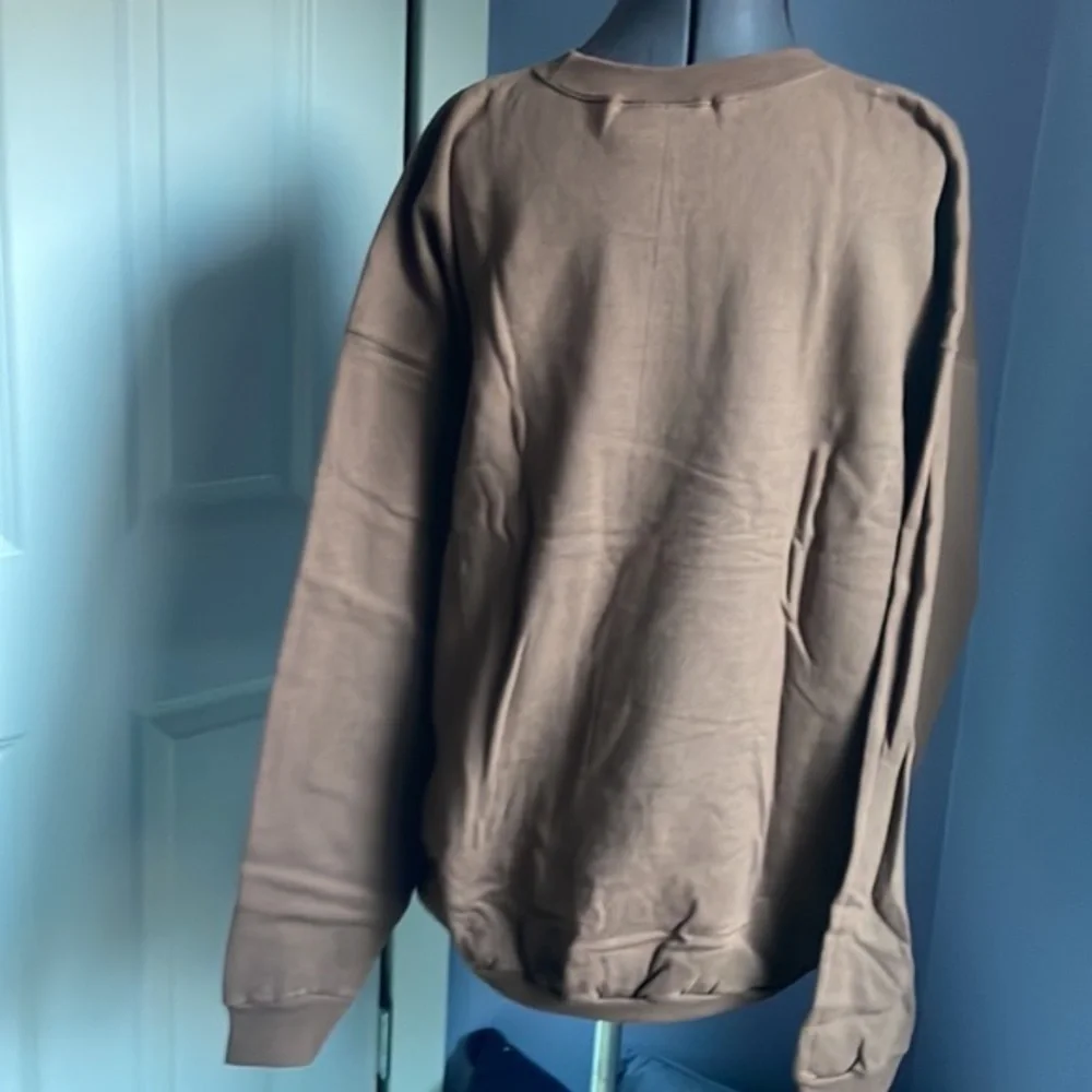 NWT Laurel Birch Moroccan mares brown sweatshirt size large - Picture 4 of 9
